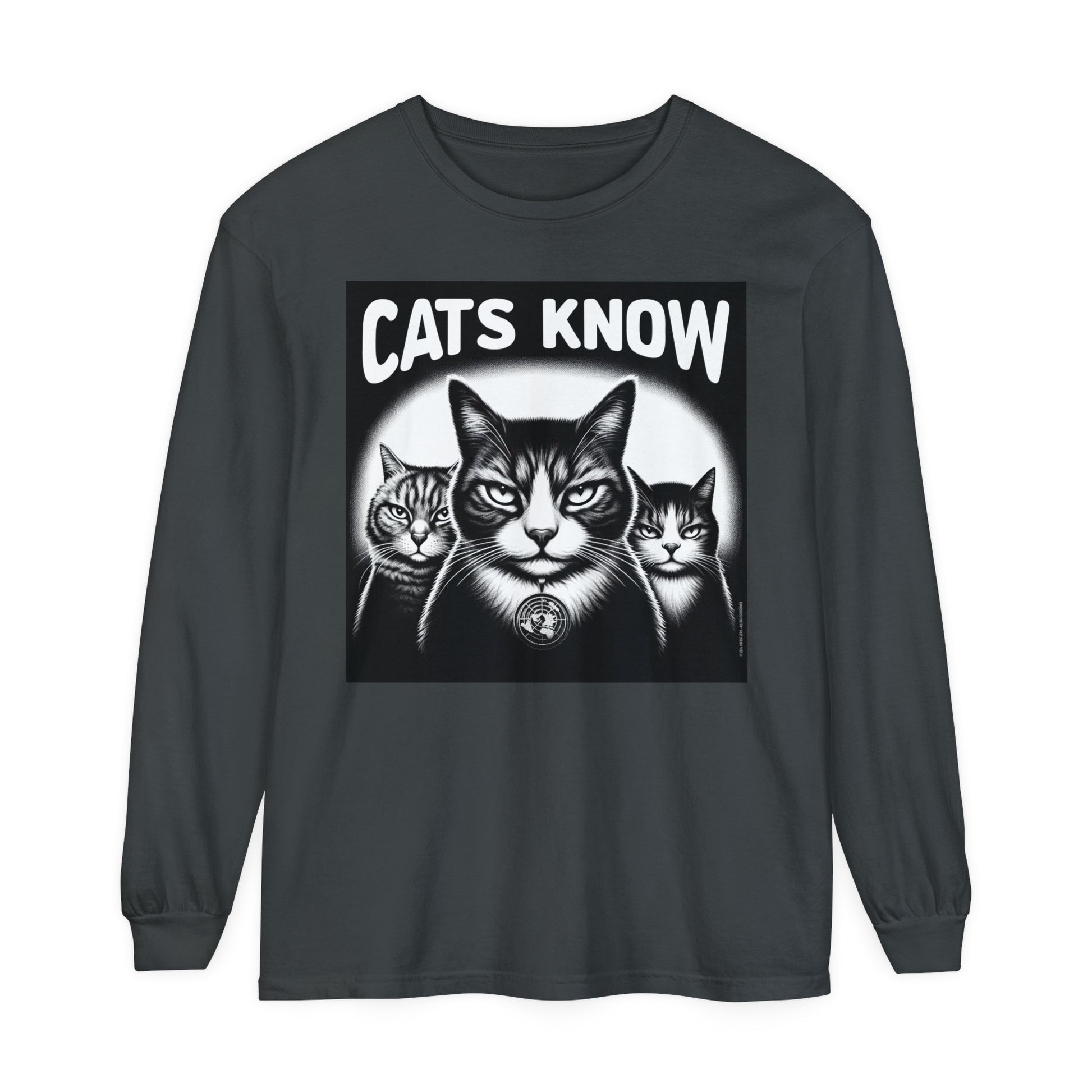 Longsleeve | Cats Know | Graphite