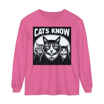 Longsleeve | Cats Know | Crunchberry