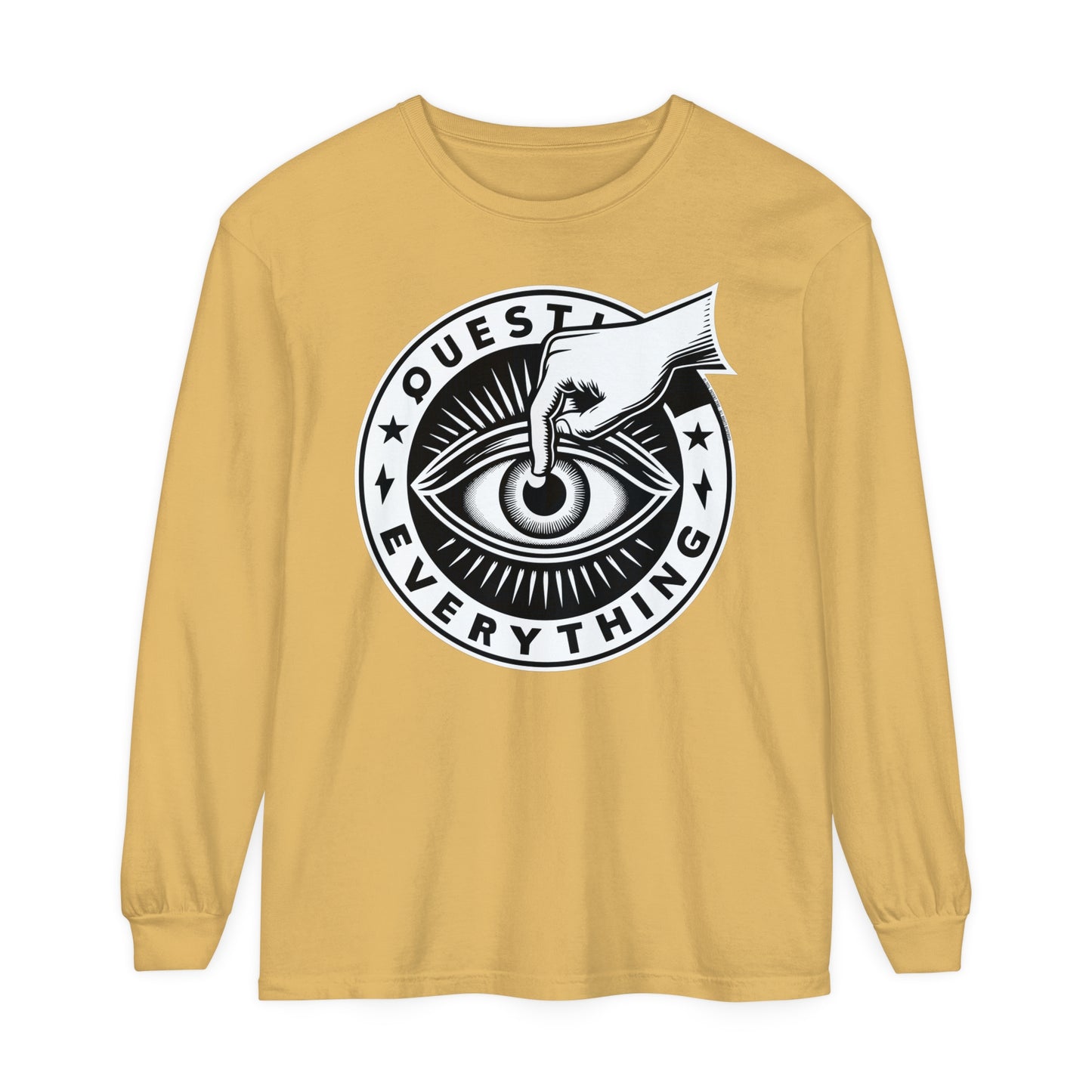 Longsleeve | Question Everything | Mustard