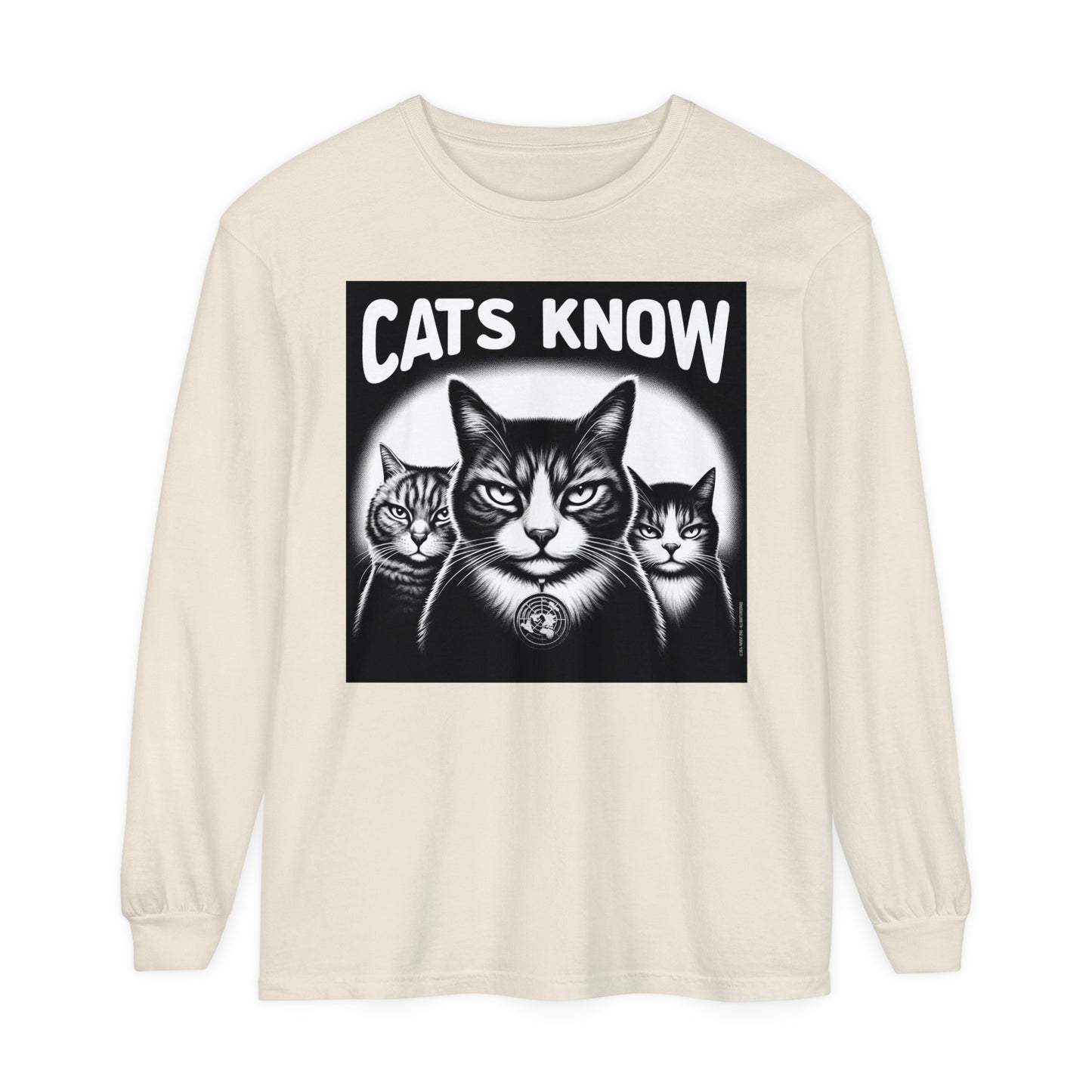 Longsleeve | Cats Know | Ivory