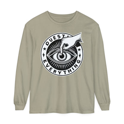 Longsleeve | Question Everything | Sandstone