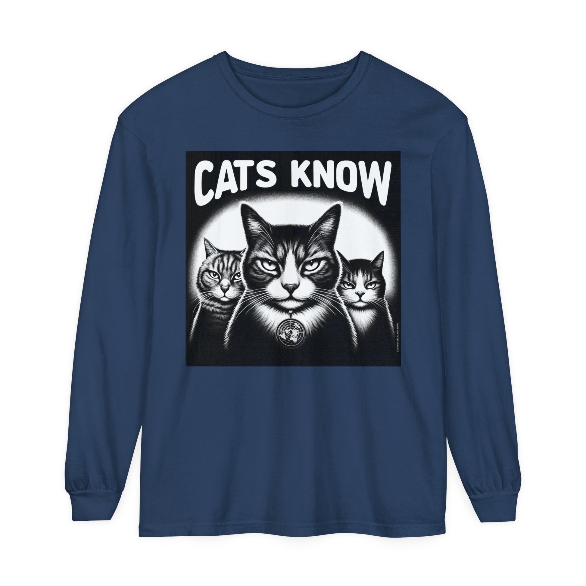 Longsleeve | Cats Know | Midnight