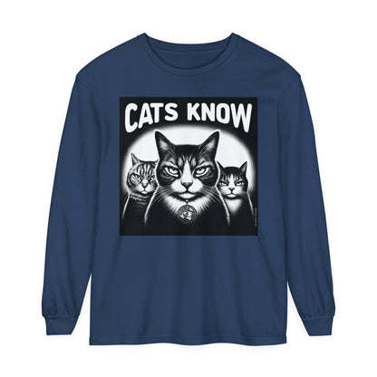 Longsleeve | Cats Know | Midnight