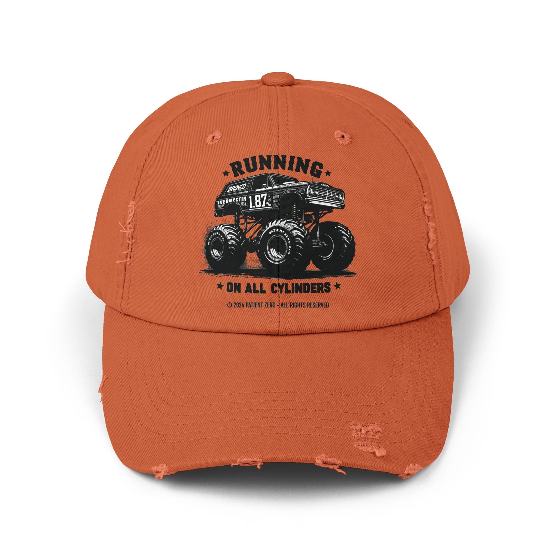 Cap Distressed | All Cylinders | Burnt Orange One size