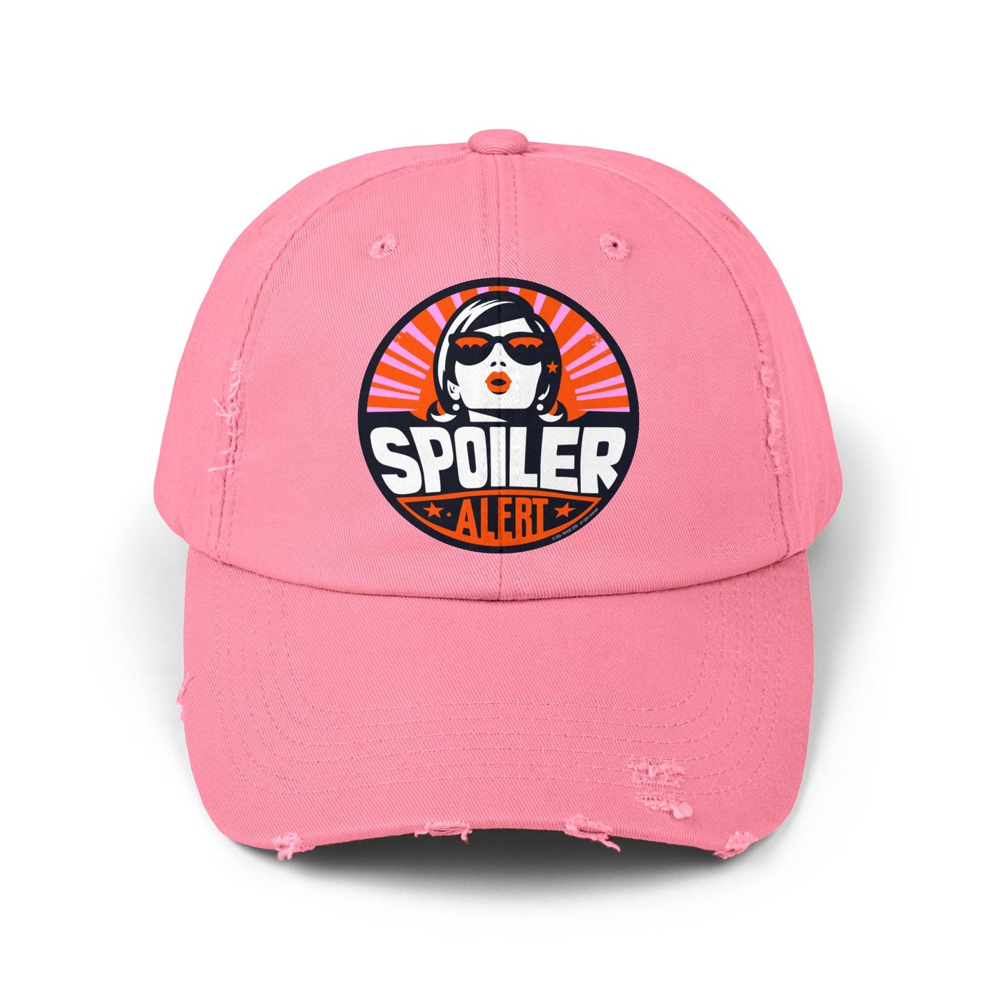 Cap Distressed | Spoiler Alert | True Pink One size