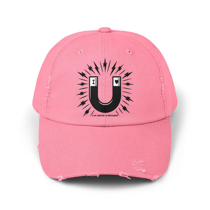 Cap Distressed | I ♥ U | True Pink One size