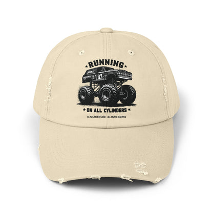 Cap Distressed | All Cylinders | Stone One size