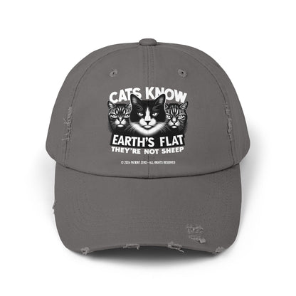 Cap Distressed | Cats Know | Nickel One size