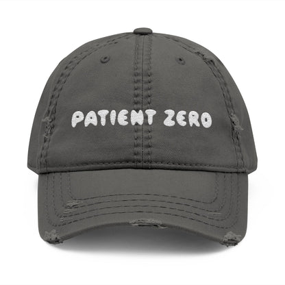 Cap Embroidered | Patient Zero | Charcoal Grey One size