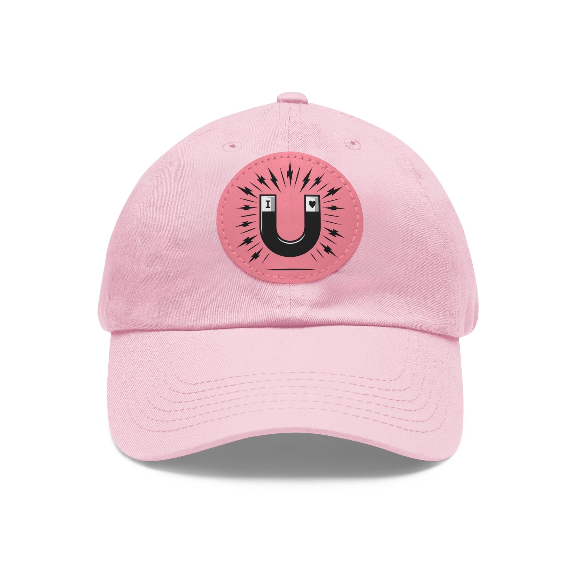 Cap Patch | I ♥ U | Light Pink Pink patch Circle One size