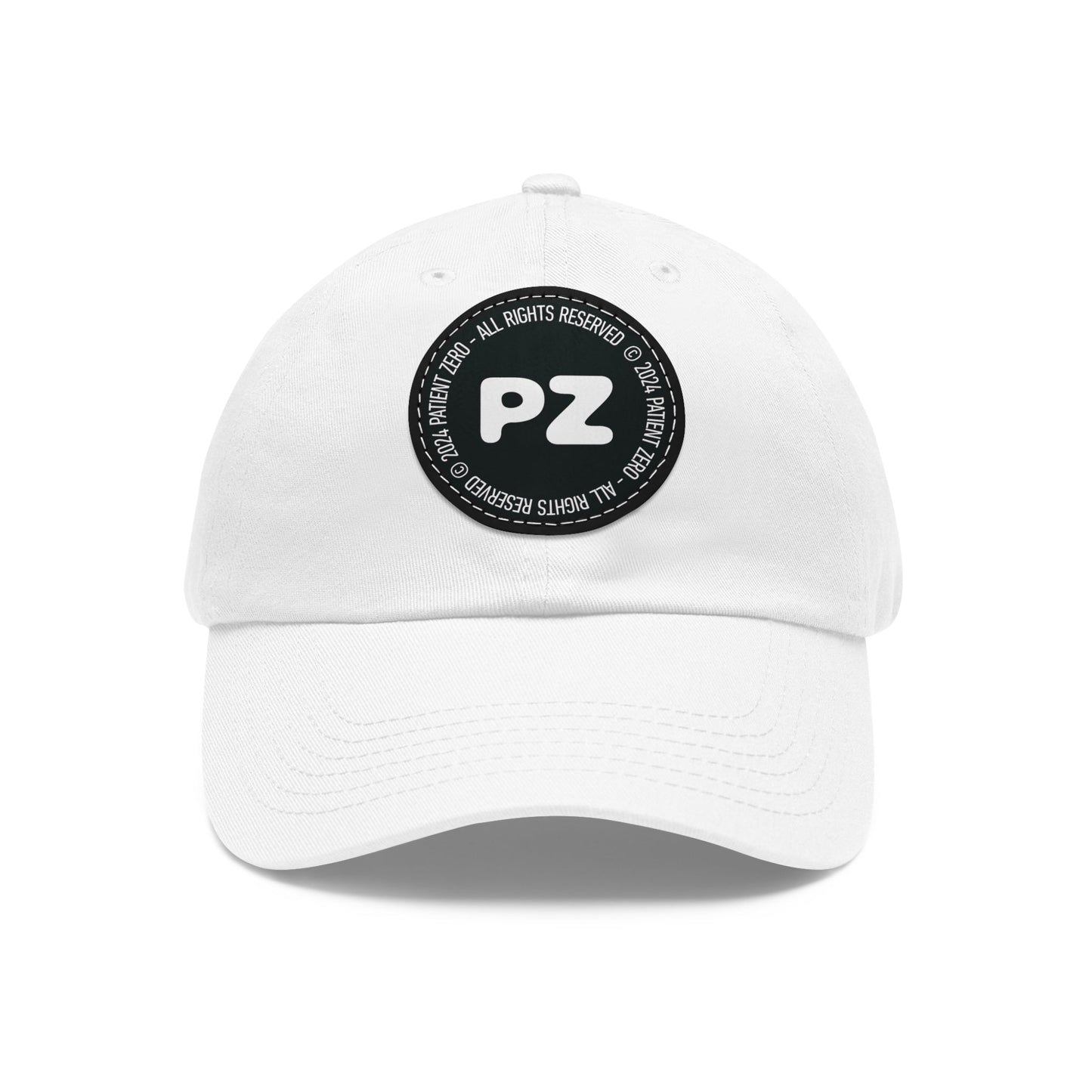 Cap Patch | PZ | White Black patch Circle One size