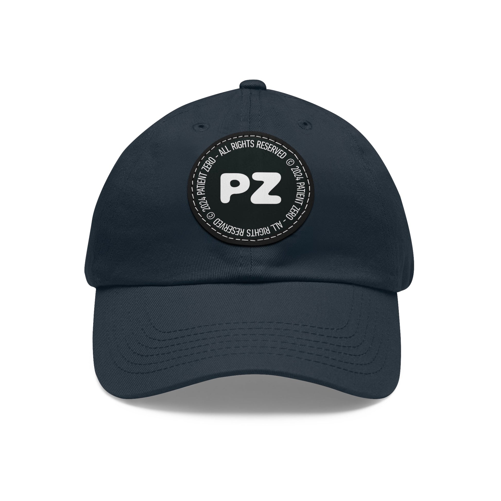 Cap Patch | PZ | Navy Black patch Circle One size