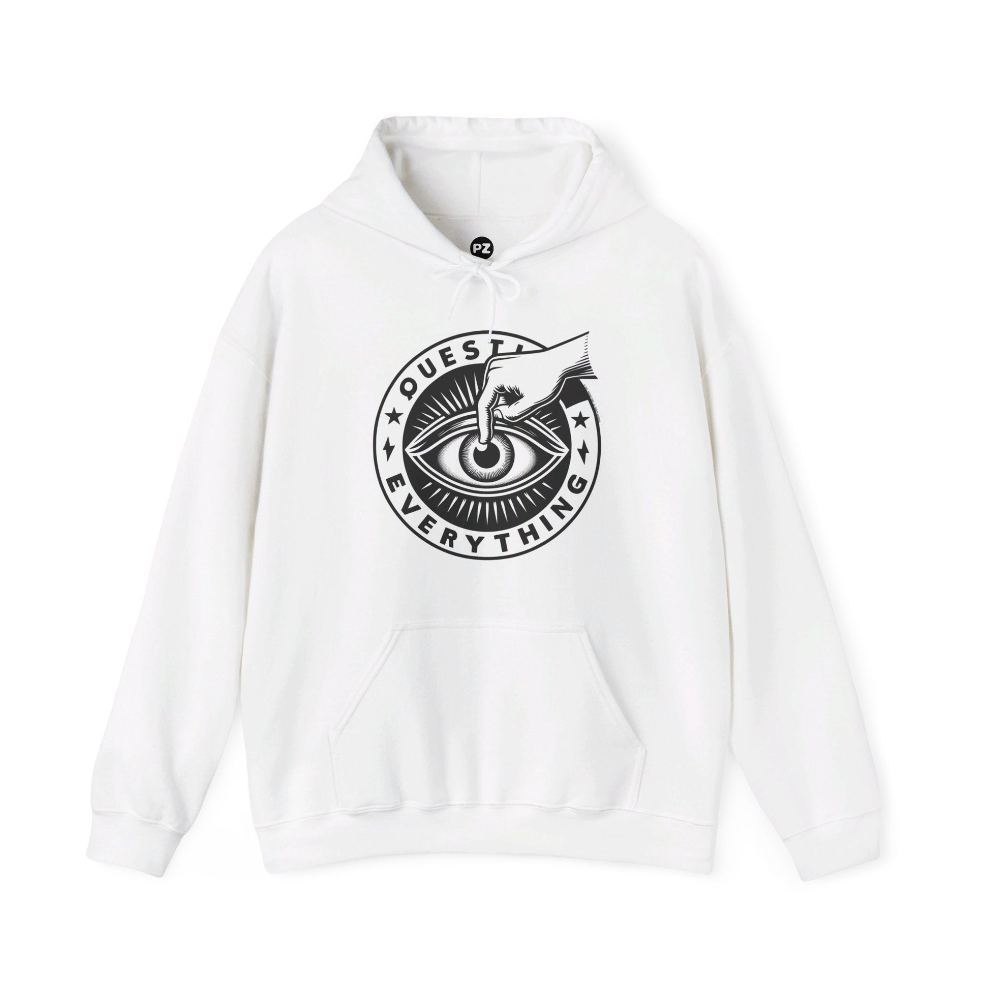 Hoodie | Question Everything | White