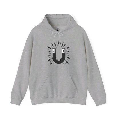 Hoodie | I ♥ U | Sport Grey