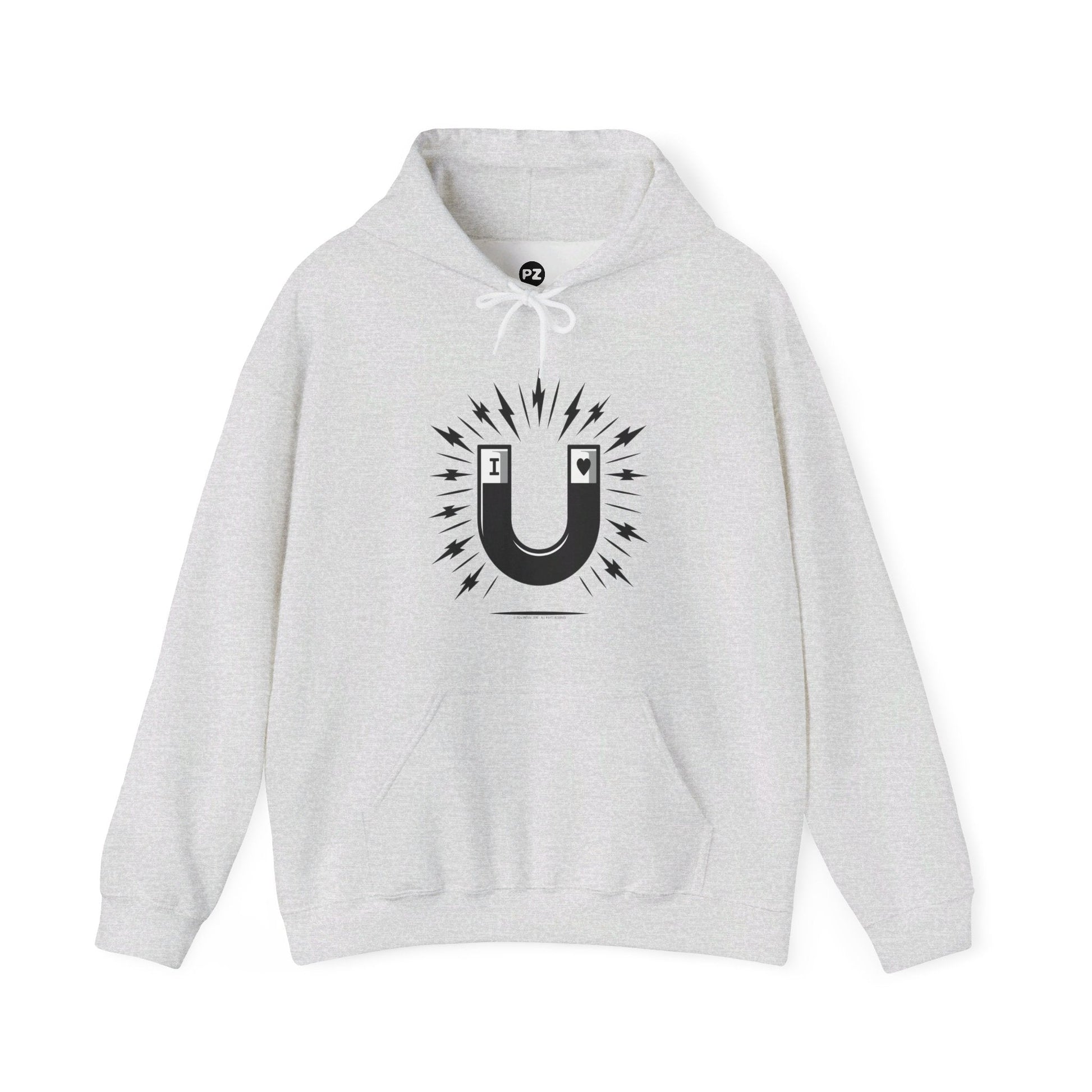 Hoodie | I ♥ U | Ash