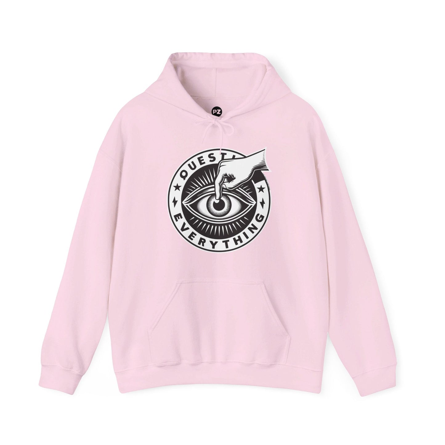 Hoodie | Question Everything | Light Pink