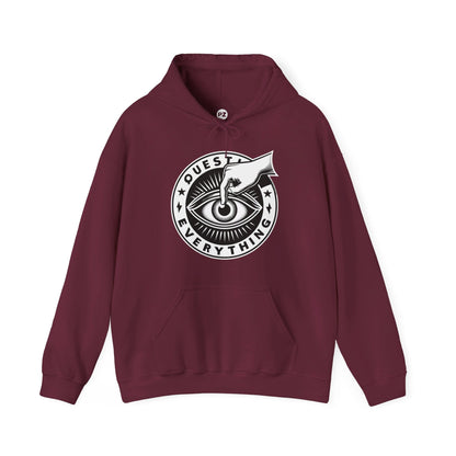 Hoodie | Question Everything | Maroon