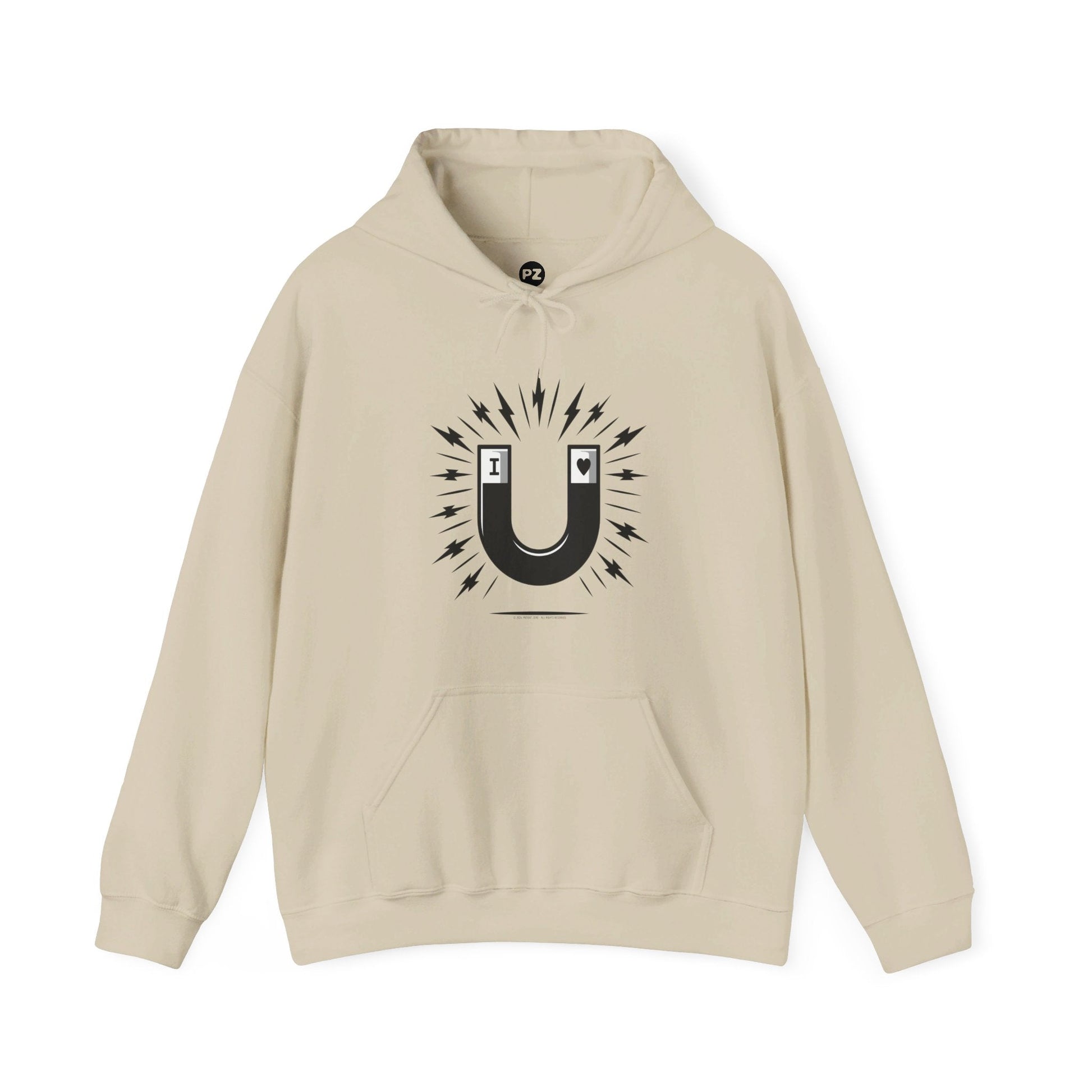 Hoodie | I ♥ U | Sand