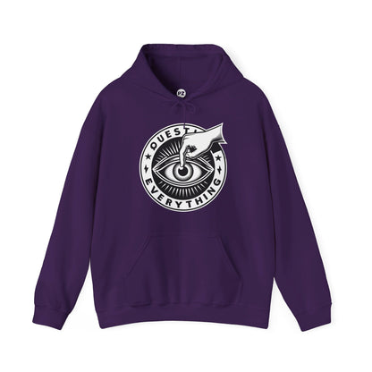 Hoodie | Question Everything | Purple