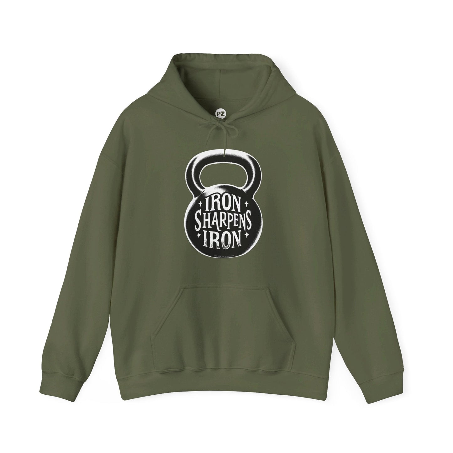 Hoodie | Iron Sharpens Iron | Military Green