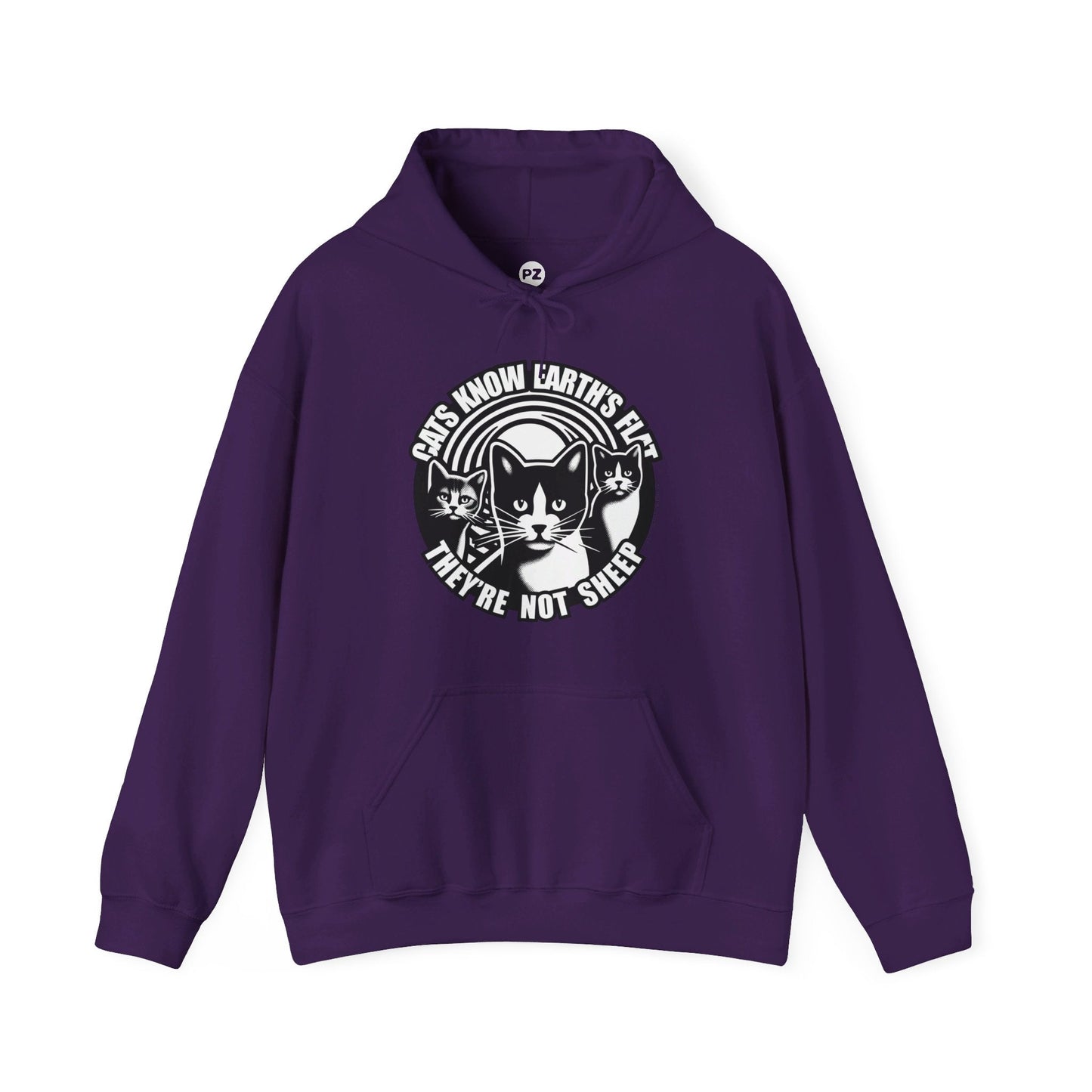 Hoodie | Cats Know | Purple