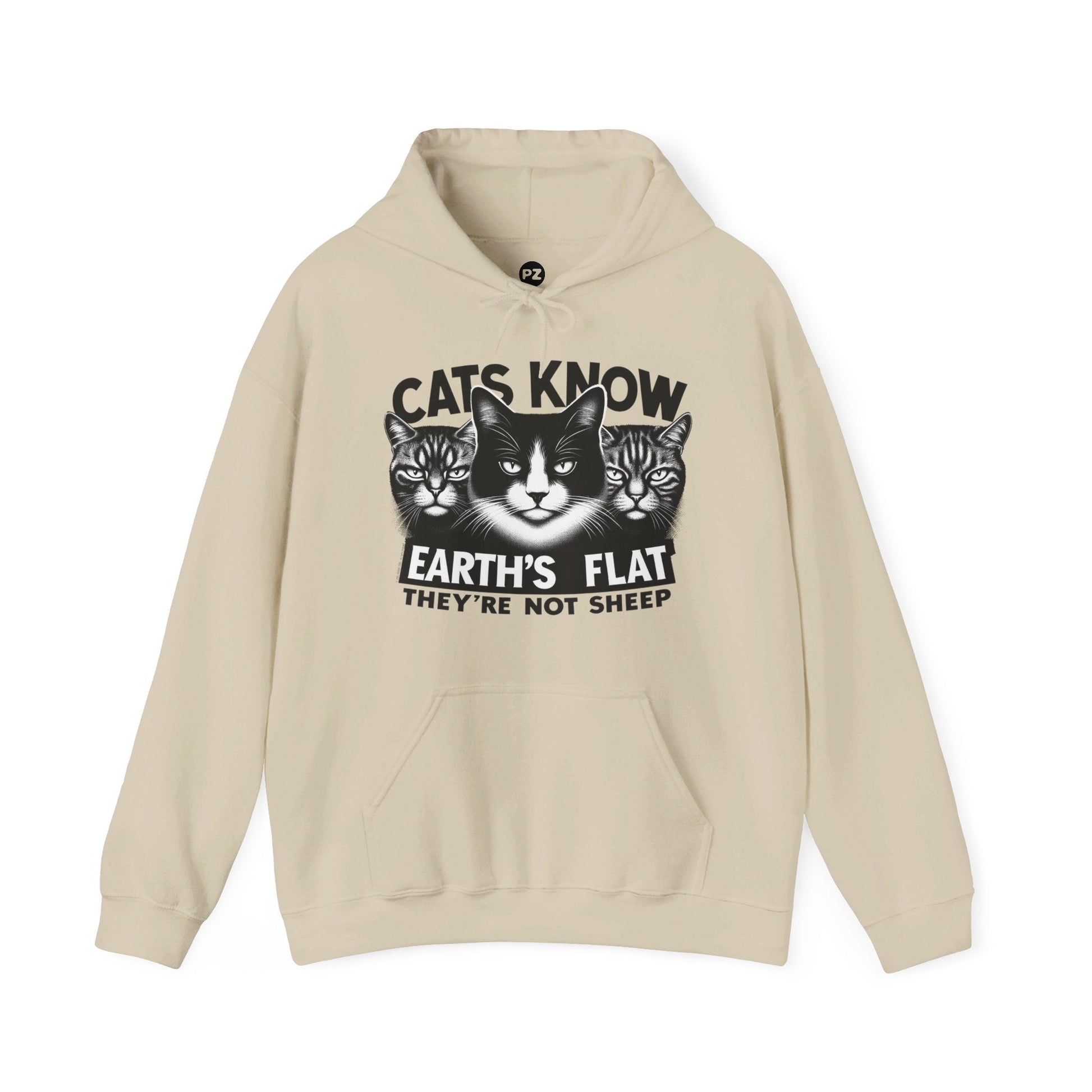 Hoodie | Cats Know | Sand