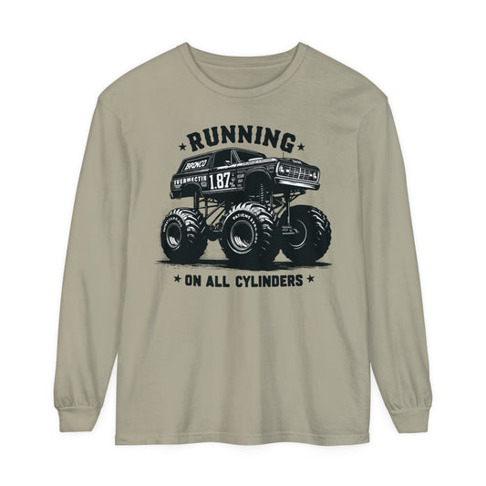 Longsleeve | All Cylinders | Sandstone