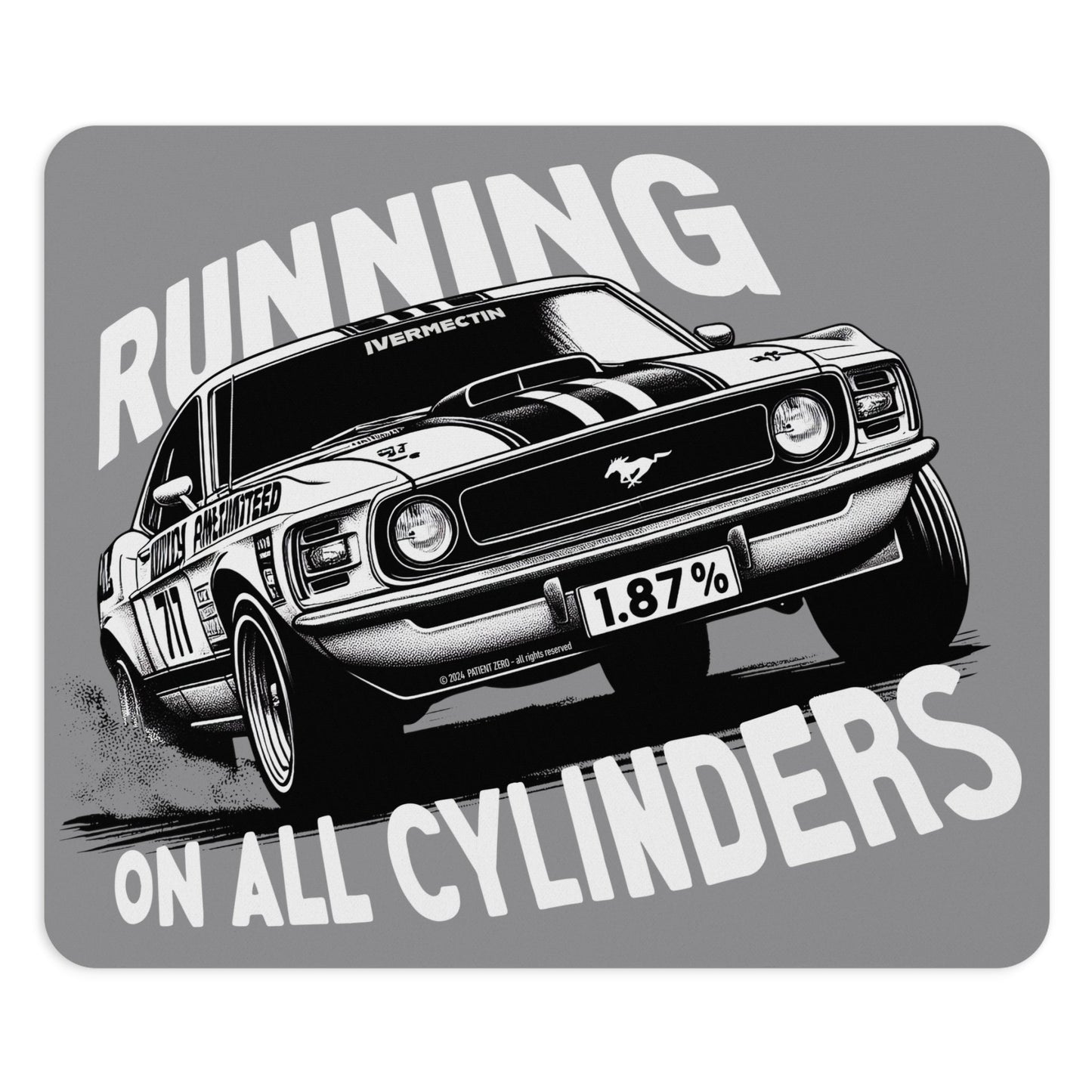 Mouse Pad | All Cylinders | One size Rectangle