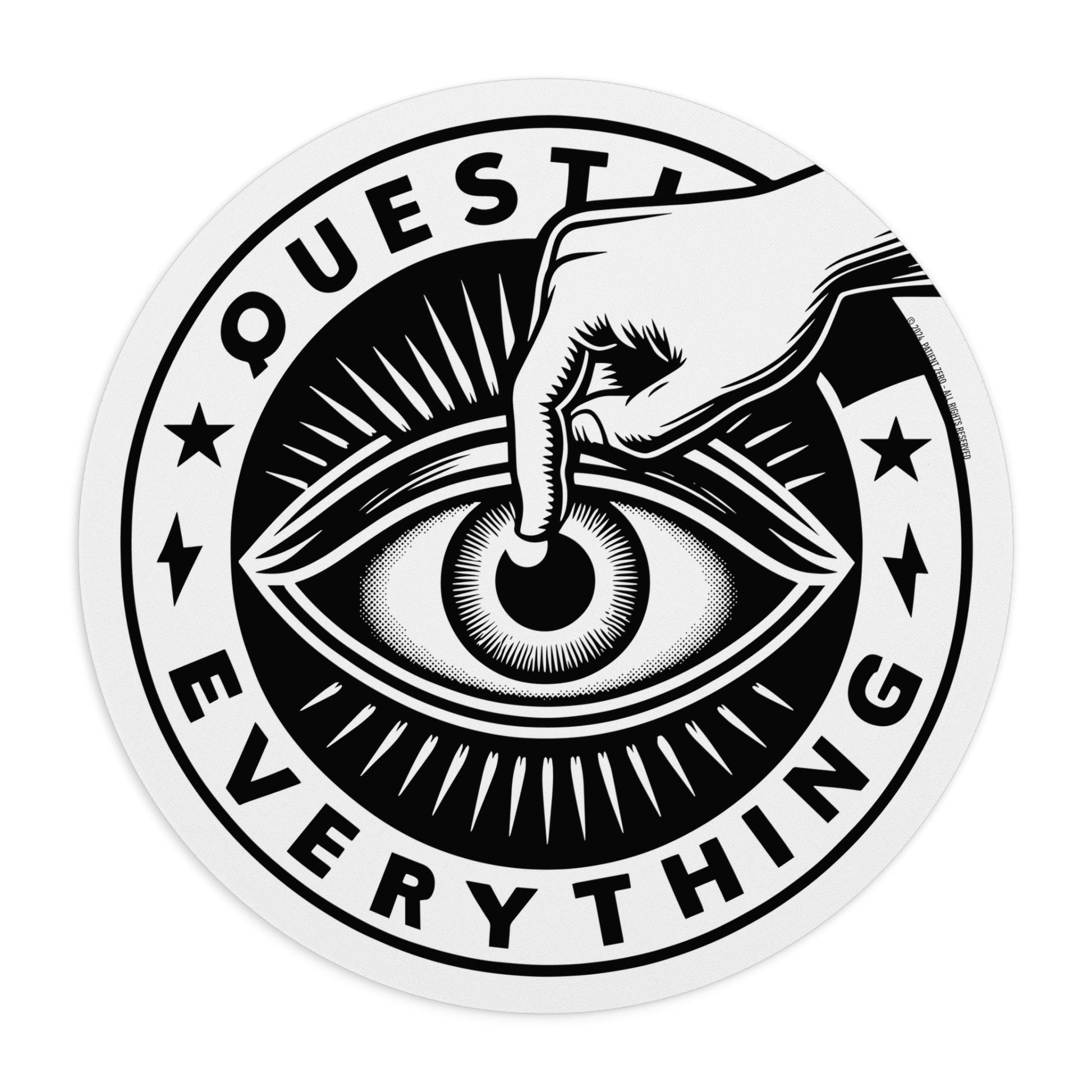 Mouse Pad | Question Everything | One size Round
