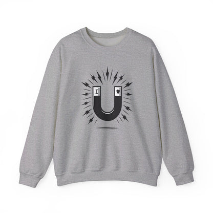 Sweatshirt | I ♥ U | Sport Grey