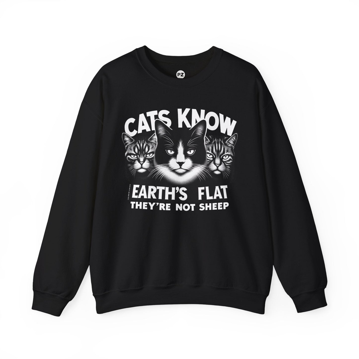 Sweatshirt | Cats Know | Black