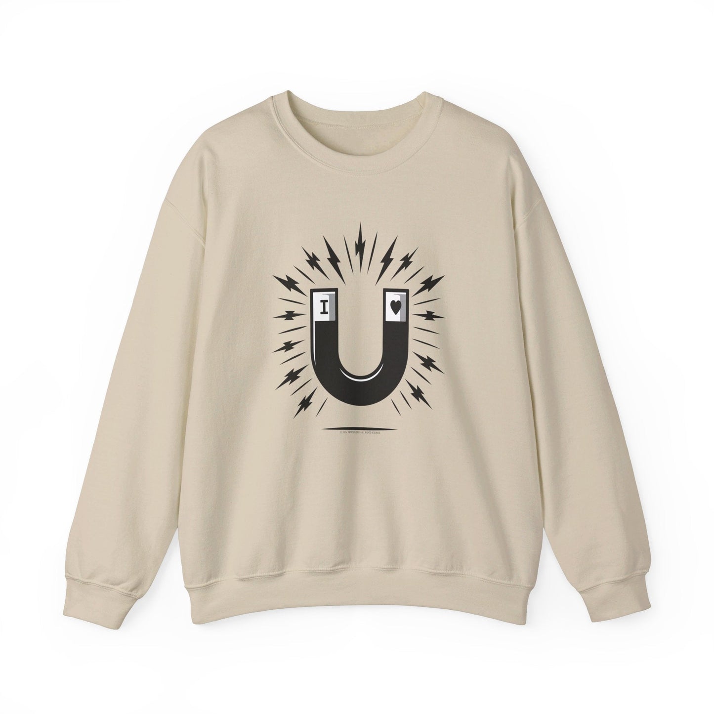 Sweatshirt | I ♥ U | Sand