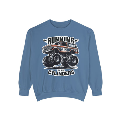 Sweatshirt | All Cylinders | Blue Jean