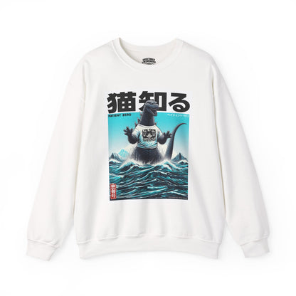 Sweatshirt | Godzilla Knows 猫知る | White