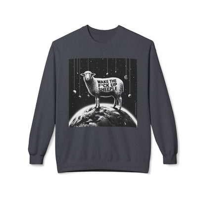 Sweatshirt | Wake Up Sheeple | Dark Heather