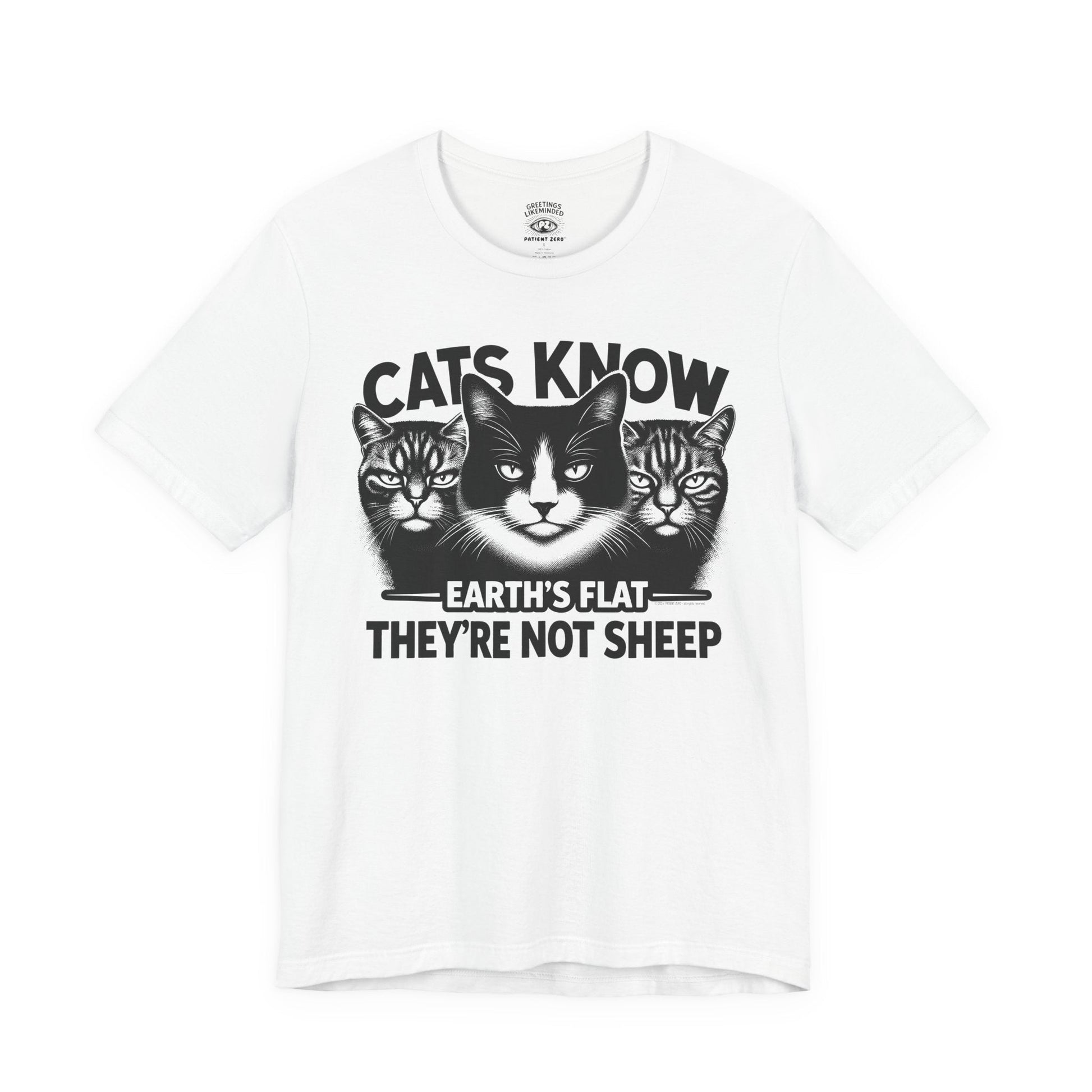 T-Shirt | Cats Know | White