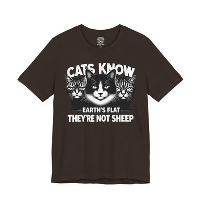 T-Shirt | Cats Know | Brown