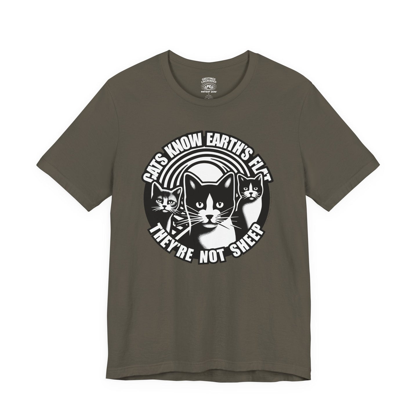 T-Shirt | Cats Know | Army