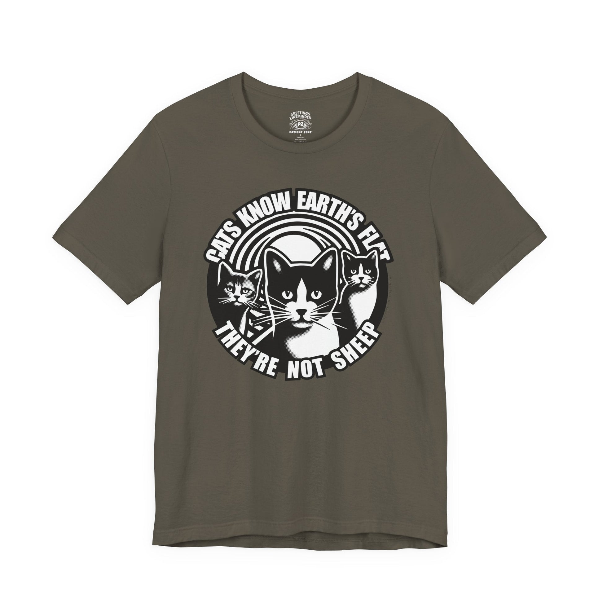 T-Shirt | Cats Know | Army