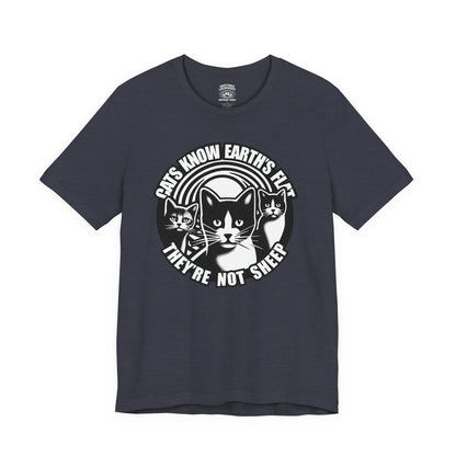 T-Shirt | Cats Know | Heather Midnight Navy