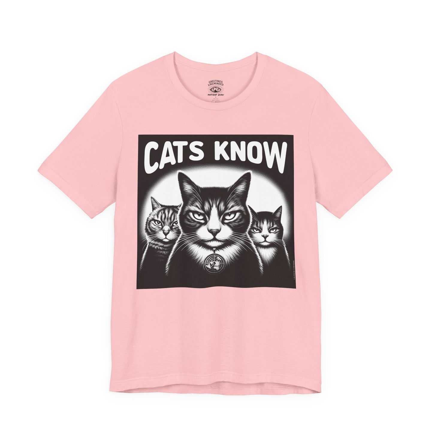 T-Shirt | Cats Know | Pink