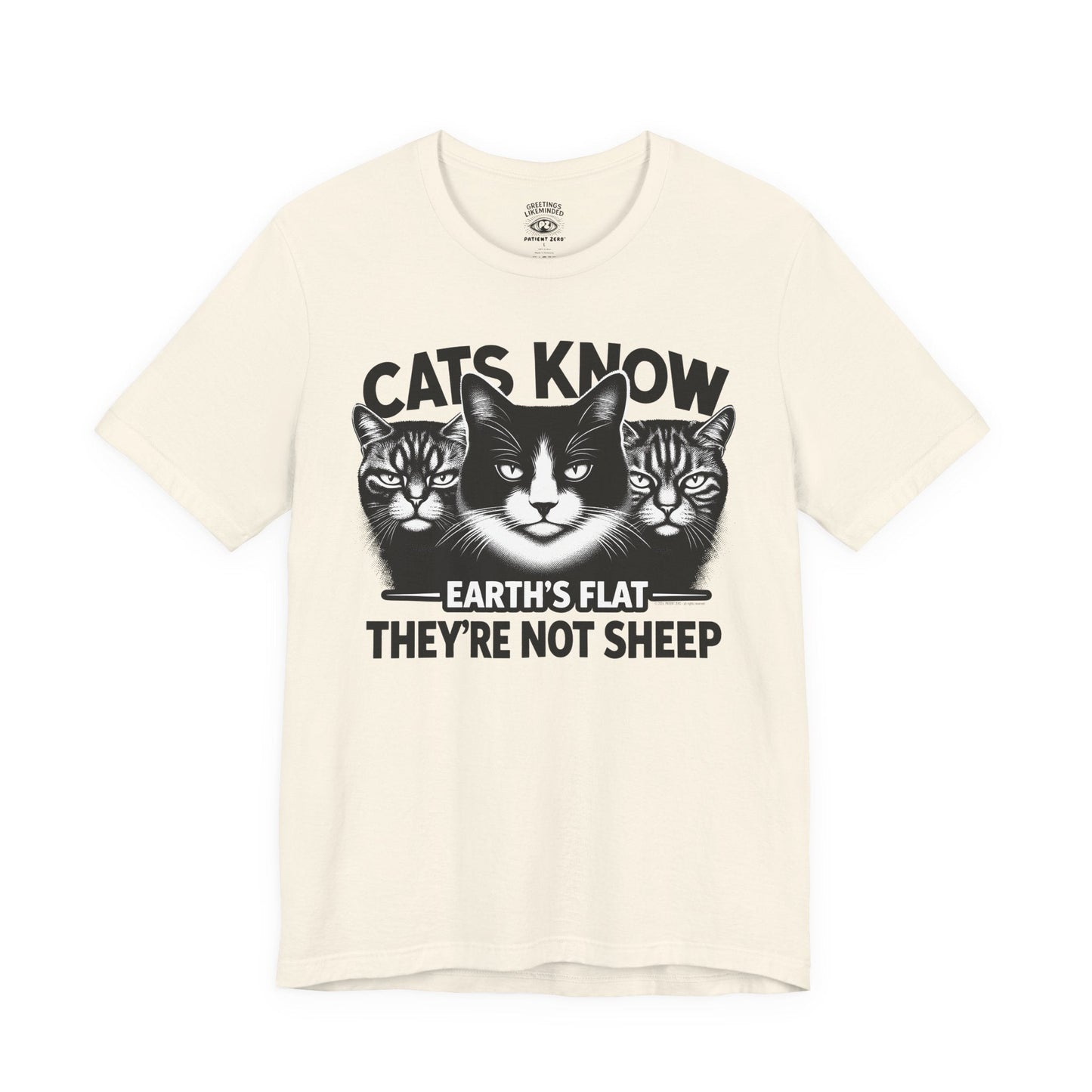 T-Shirt | Cats Know | Natural