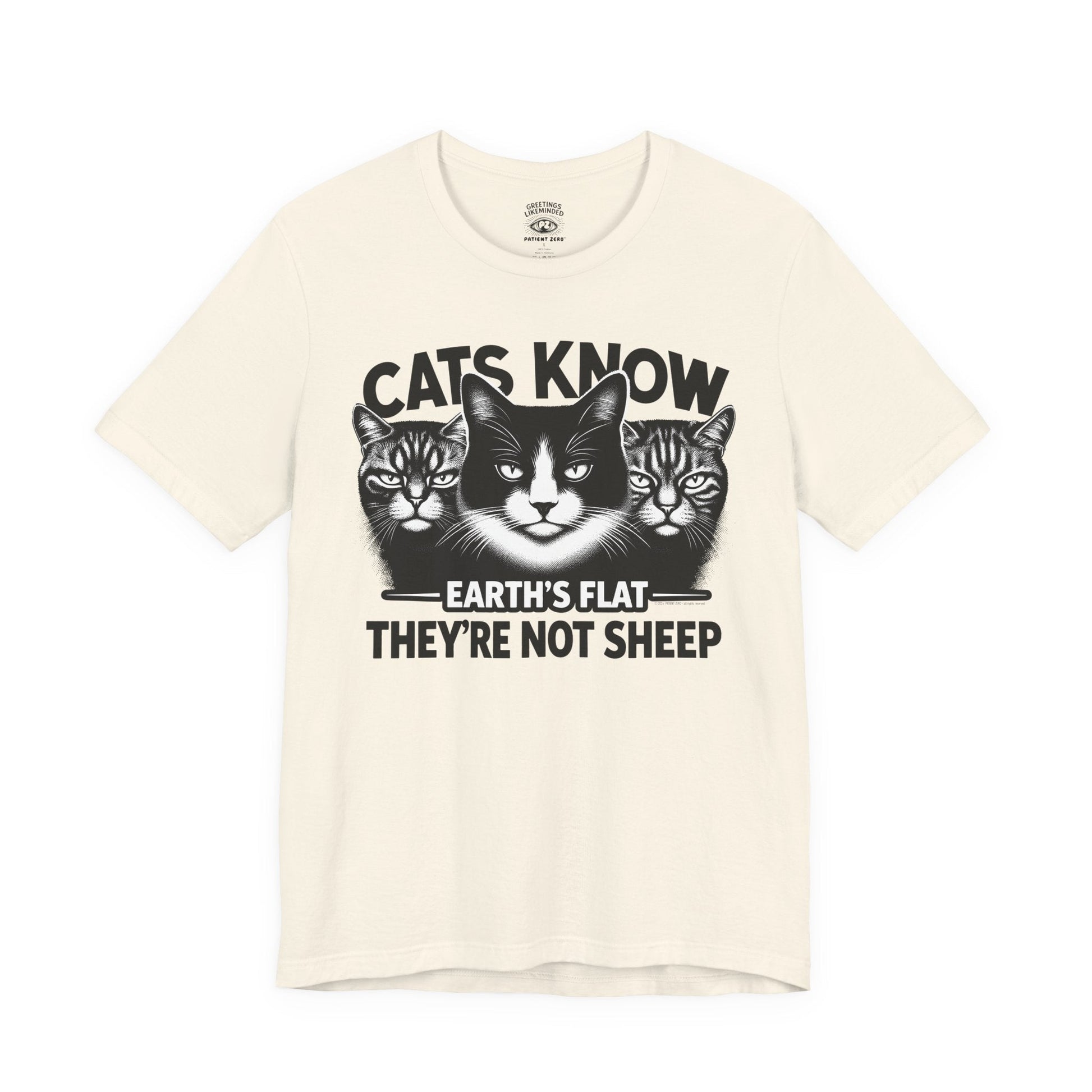 T-Shirt | Cats Know | Natural
