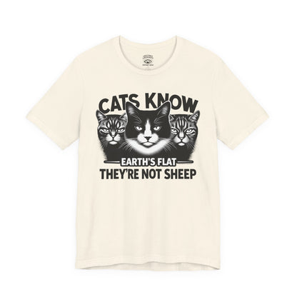T-Shirt | Cats Know | Natural