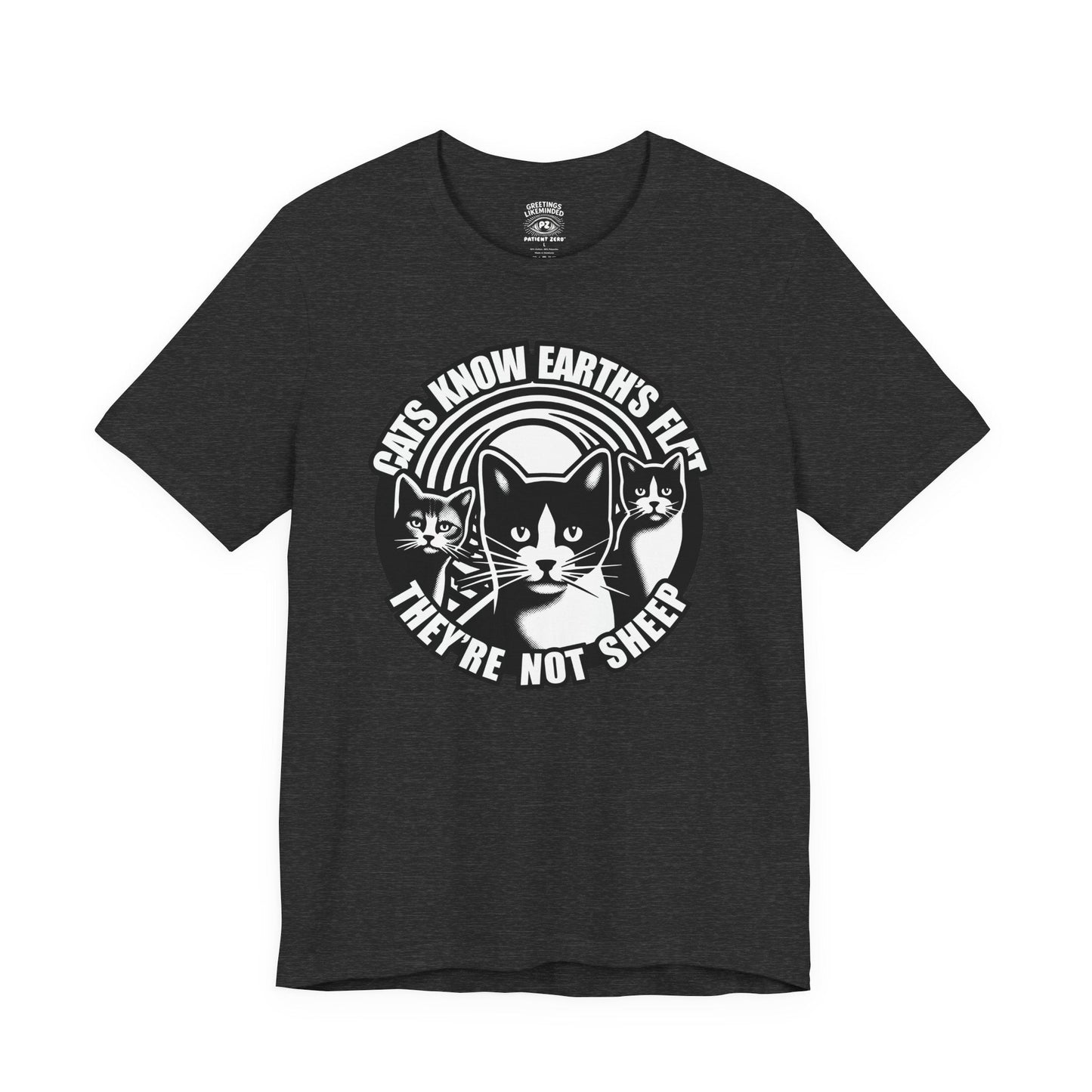 T-Shirt | Cats Know | Dark Grey Heather