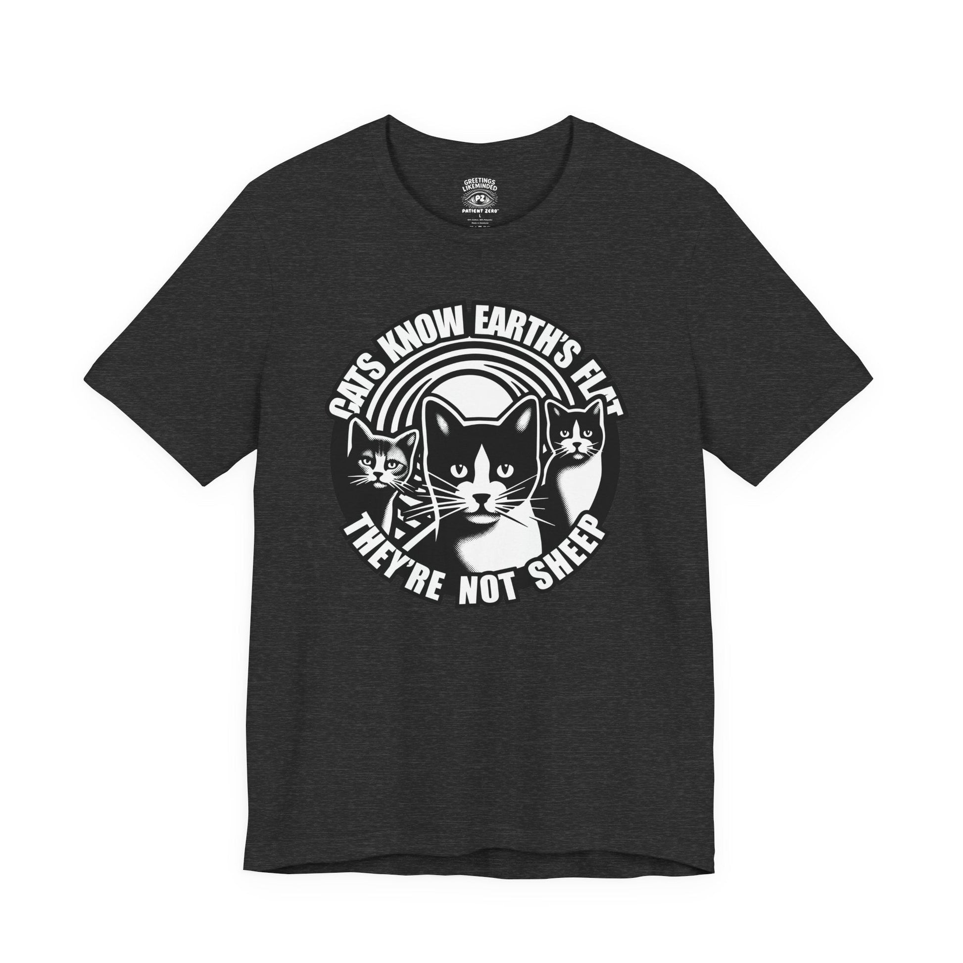 T-Shirt | Cats Know | Dark Grey Heather