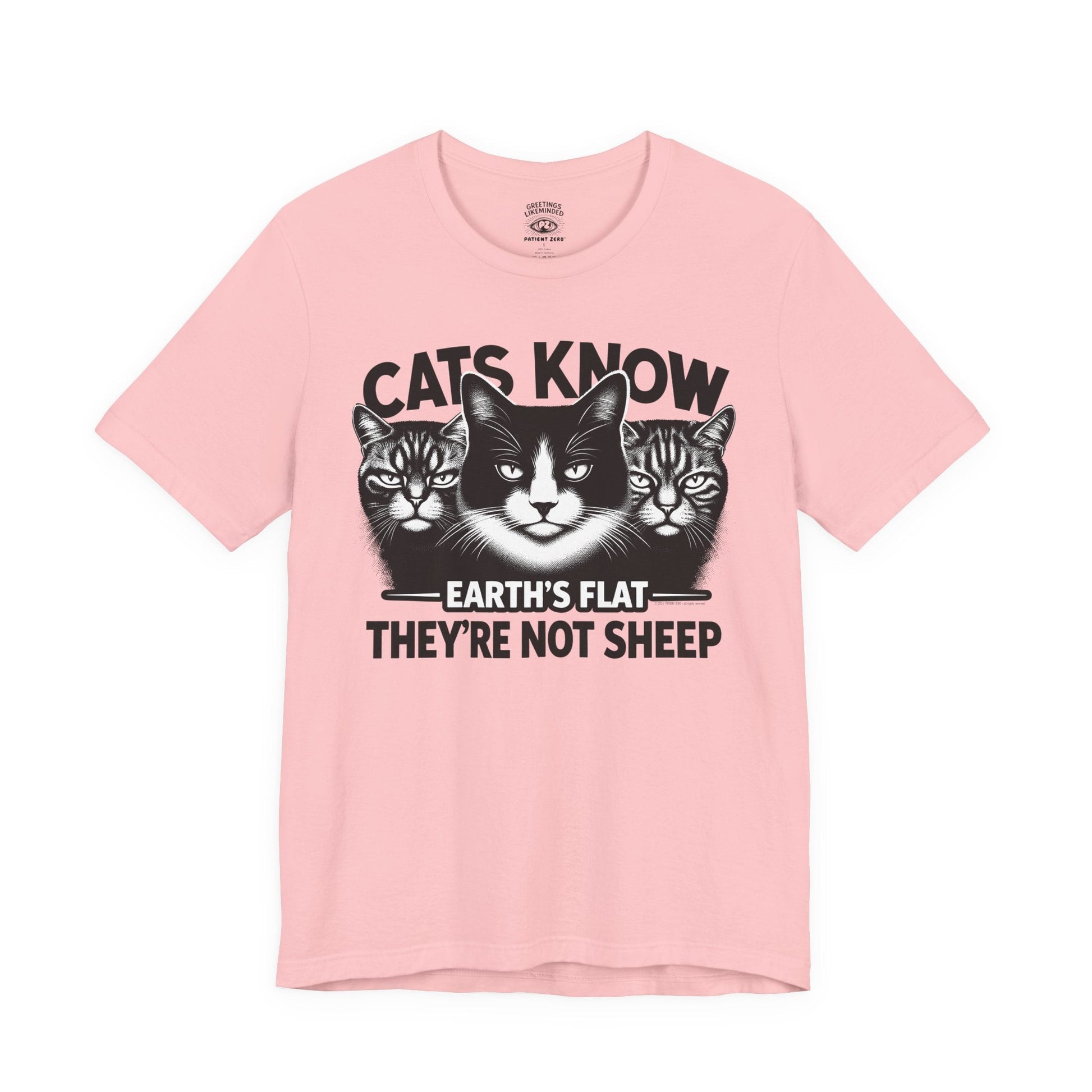 T-Shirt | Cats Know | Pink