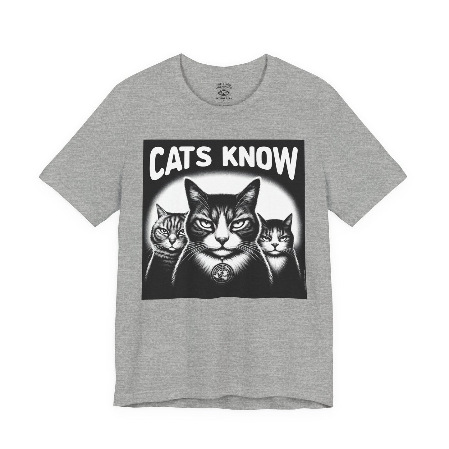 T-Shirt | Cats Know | Athletic Heather