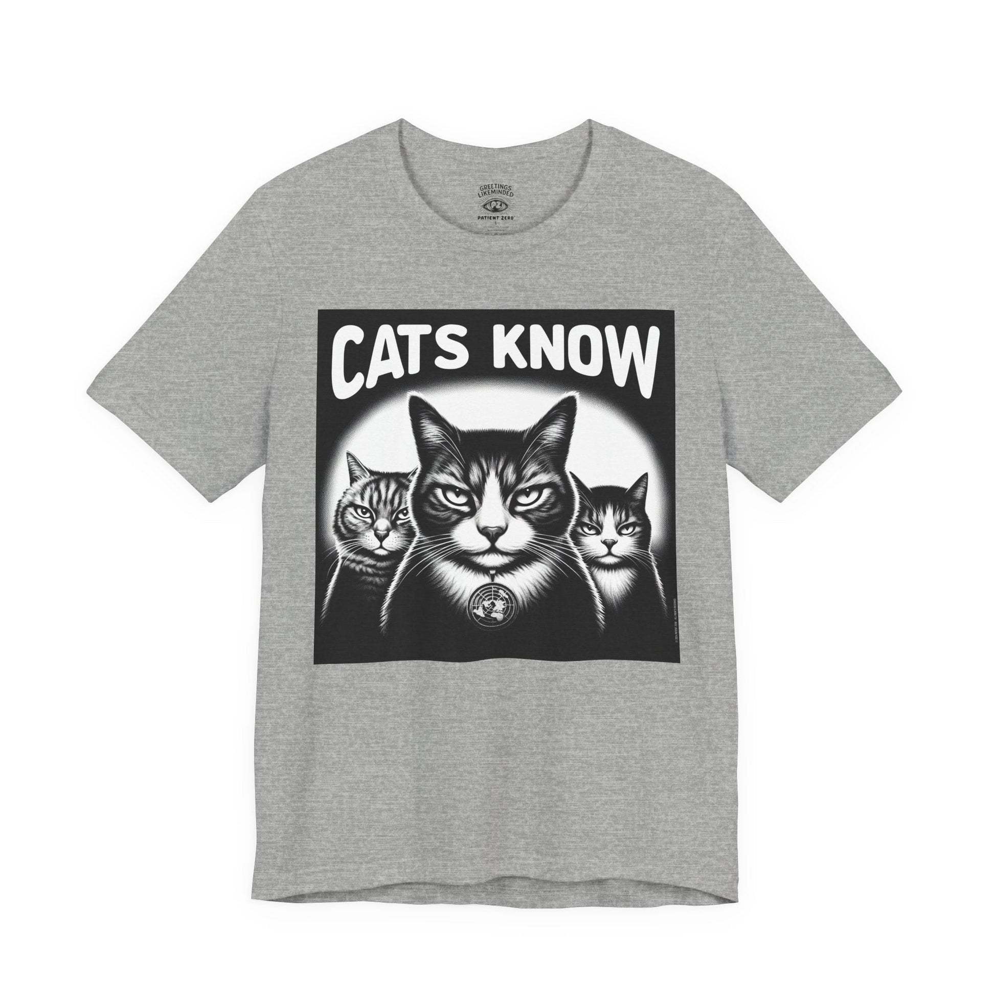 T-Shirt | Cats Know | Athletic Heather