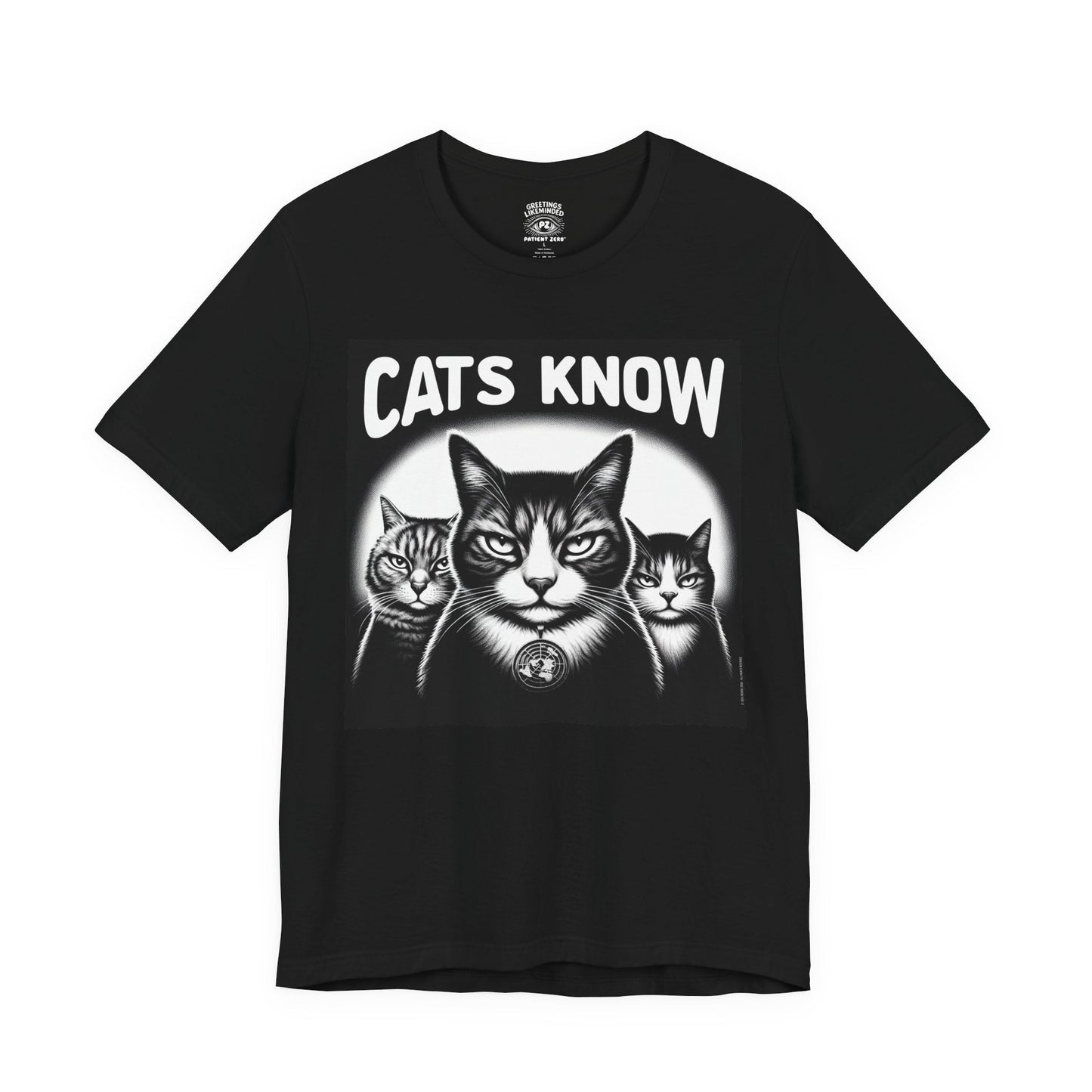 T-Shirt | Cats Know | Black